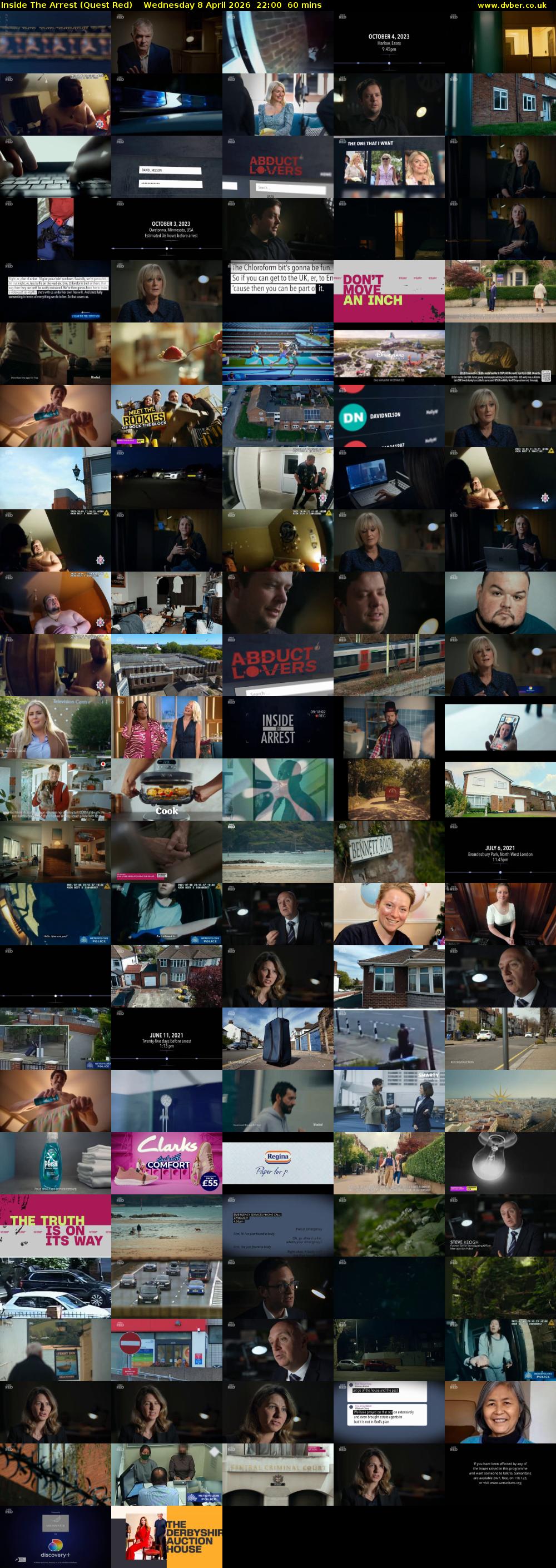 Inside The Arrest (Quest Red) Wednesday 8 April 2026 22:00 - 23:00