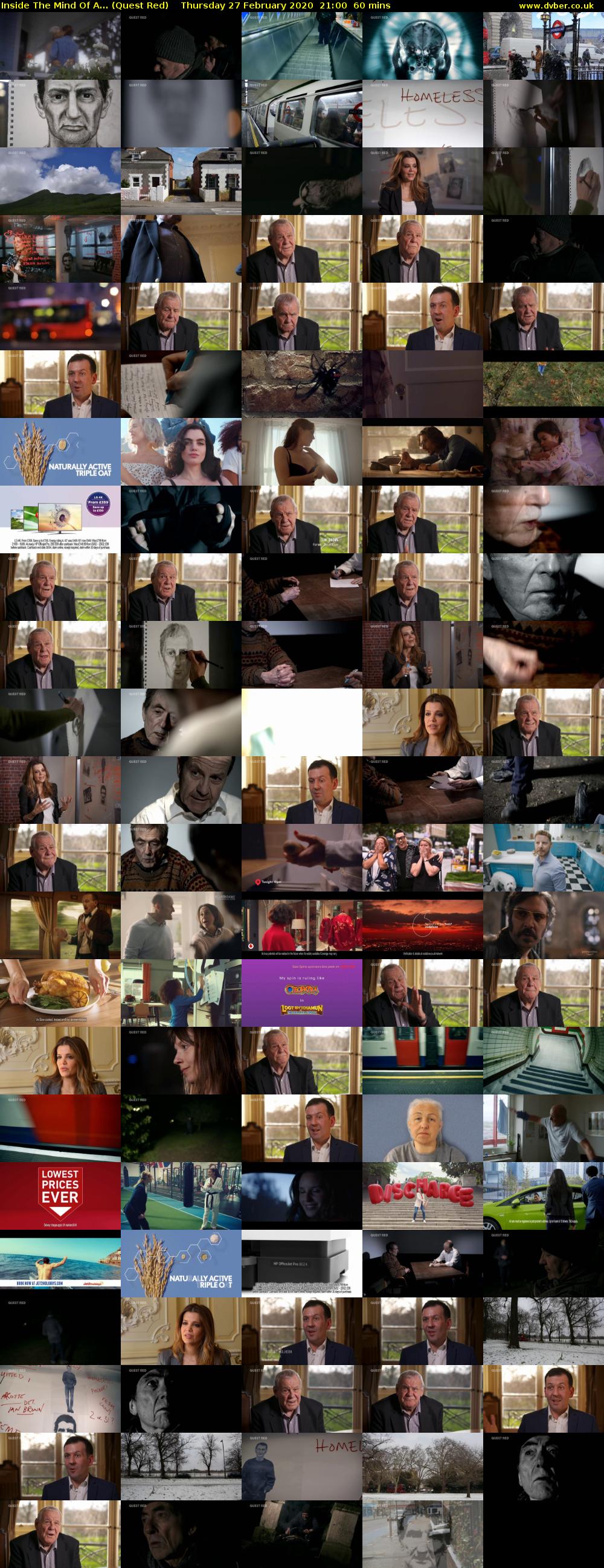 Inside The Mind Of A... (Quest Red) Thursday 27 February 2020 21:00 - 22:00