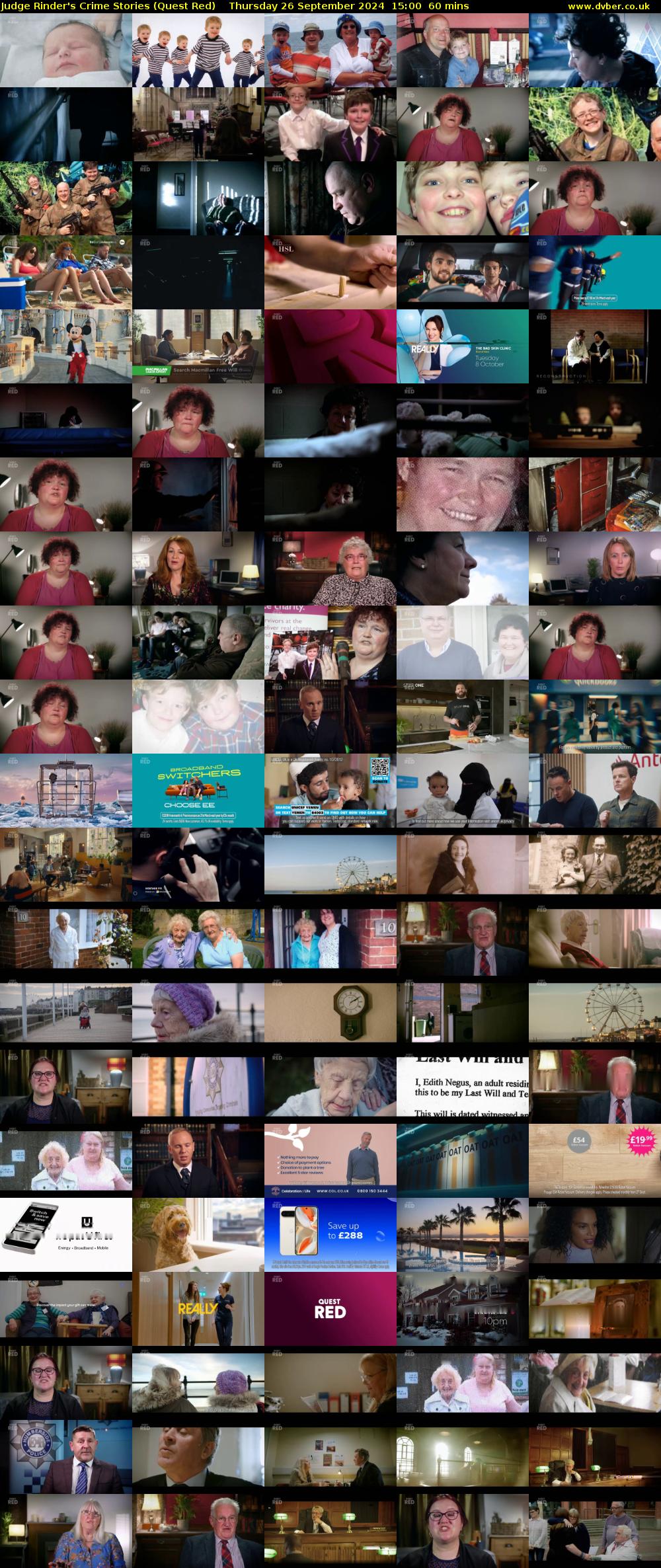 Judge Rinder's Crime Stories (Quest Red) Thursday 26 September 2024 15:00 - 16:00