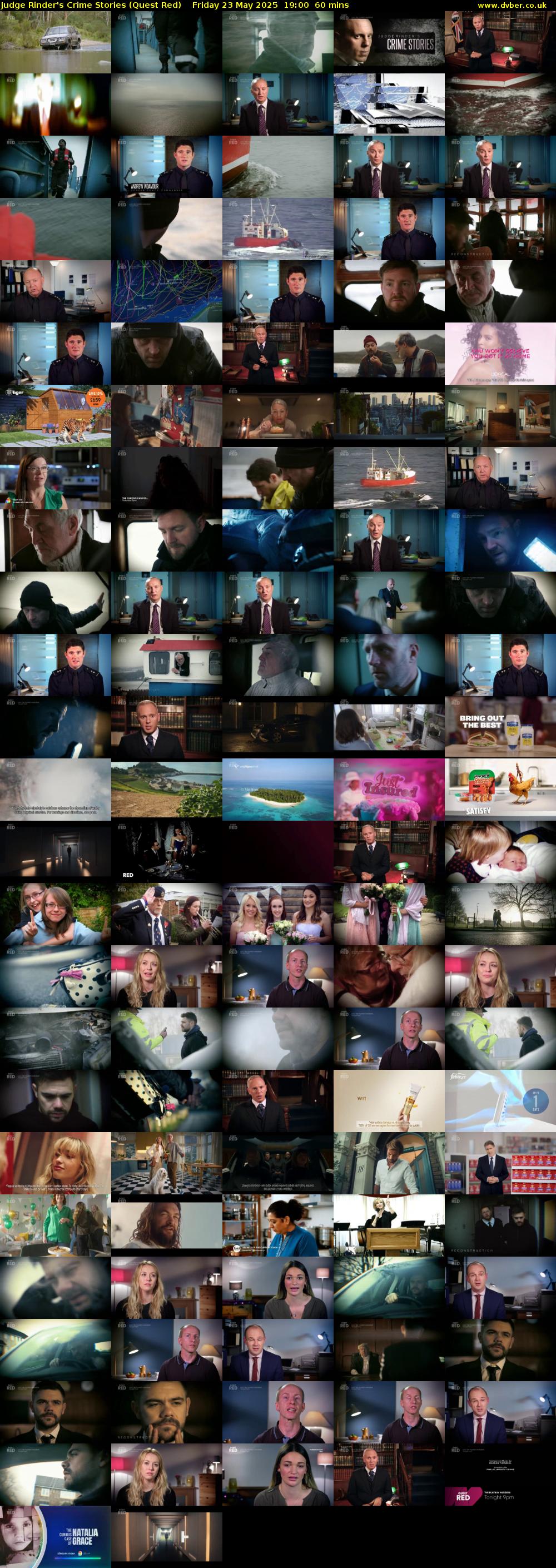Judge Rinder's Crime Stories (Quest Red) Friday 23 May 2025 19:00 - 20:00