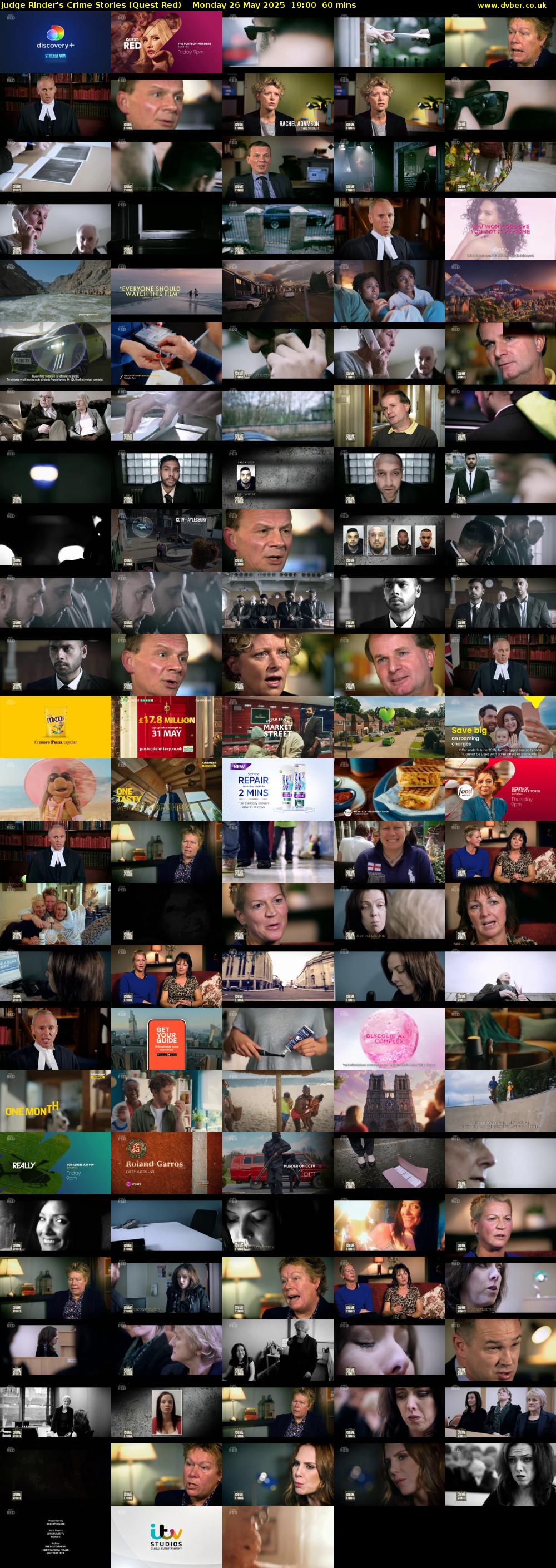Judge Rinder's Crime Stories (Quest Red) Monday 26 May 2025 19:00 - 20:00