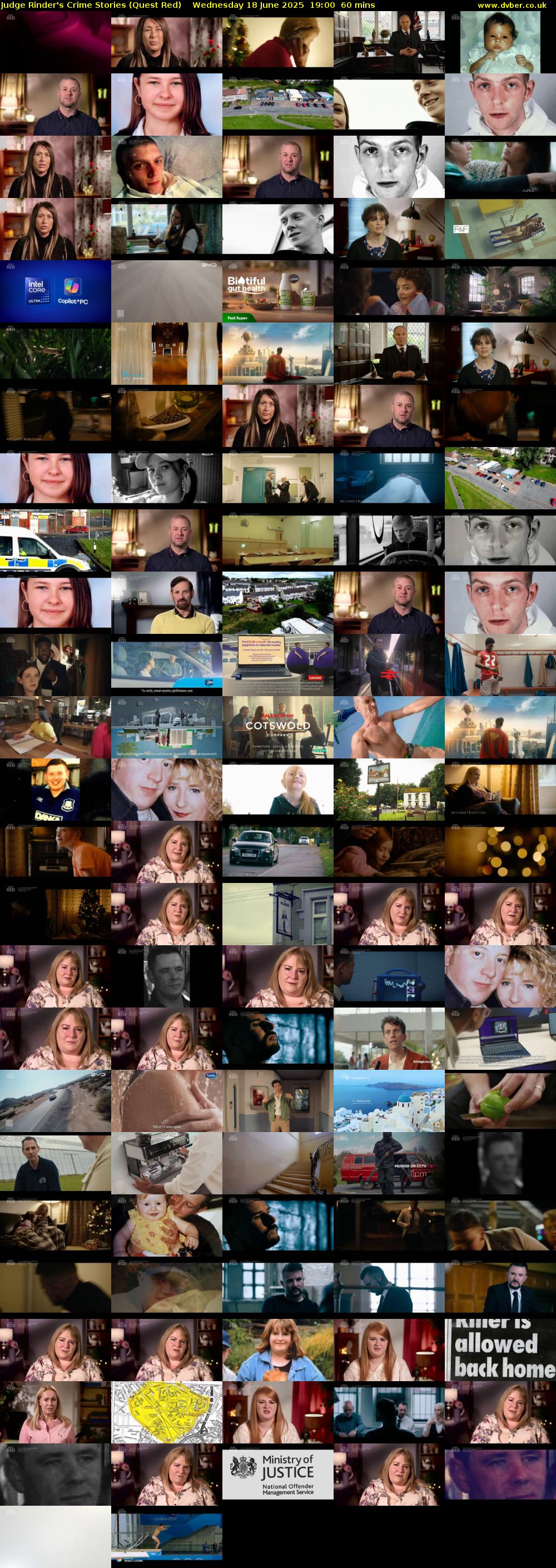 Judge Rinder's Crime Stories (Quest Red) Wednesday 18 June 2025 19:00 - 20:00
