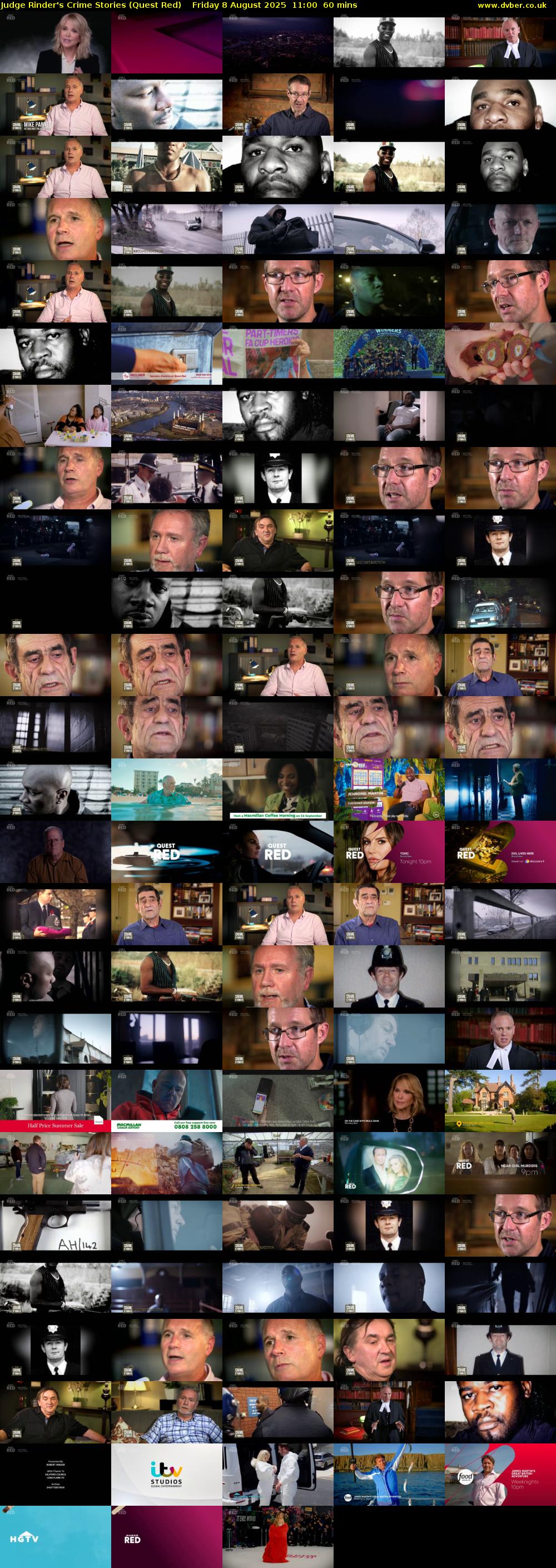 Judge Rinder's Crime Stories (Quest Red) Friday 8 August 2025 11:00 - 12:00