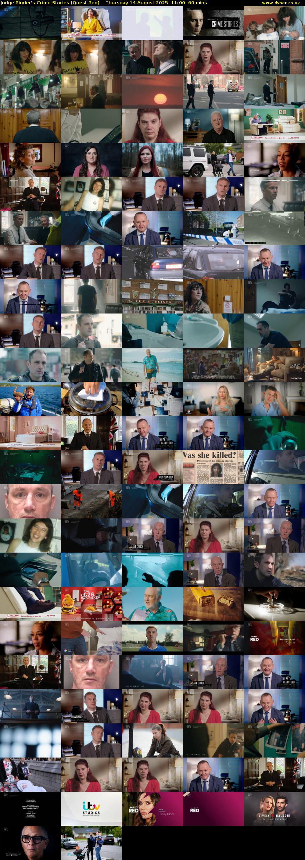 Judge Rinder's Crime Stories (Quest Red) Thursday 14 August 2025 11:00 - 12:00