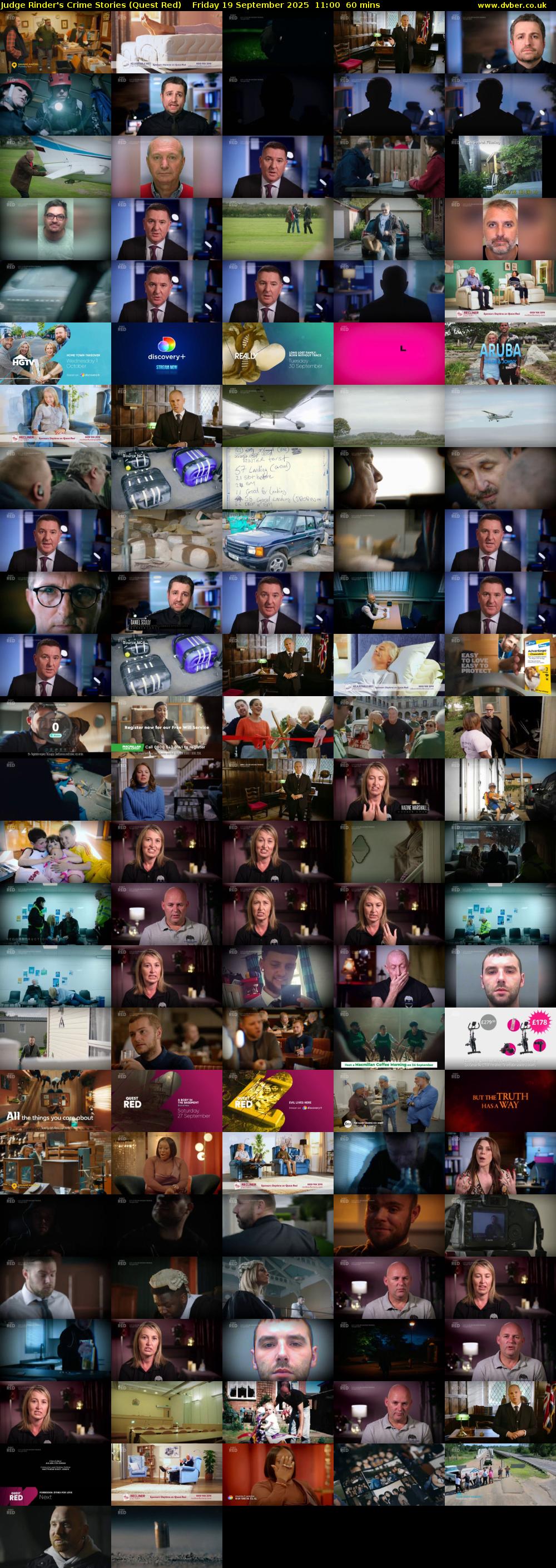 Judge Rinder's Crime Stories (Quest Red) Friday 19 September 2025 11:00 - 12:00