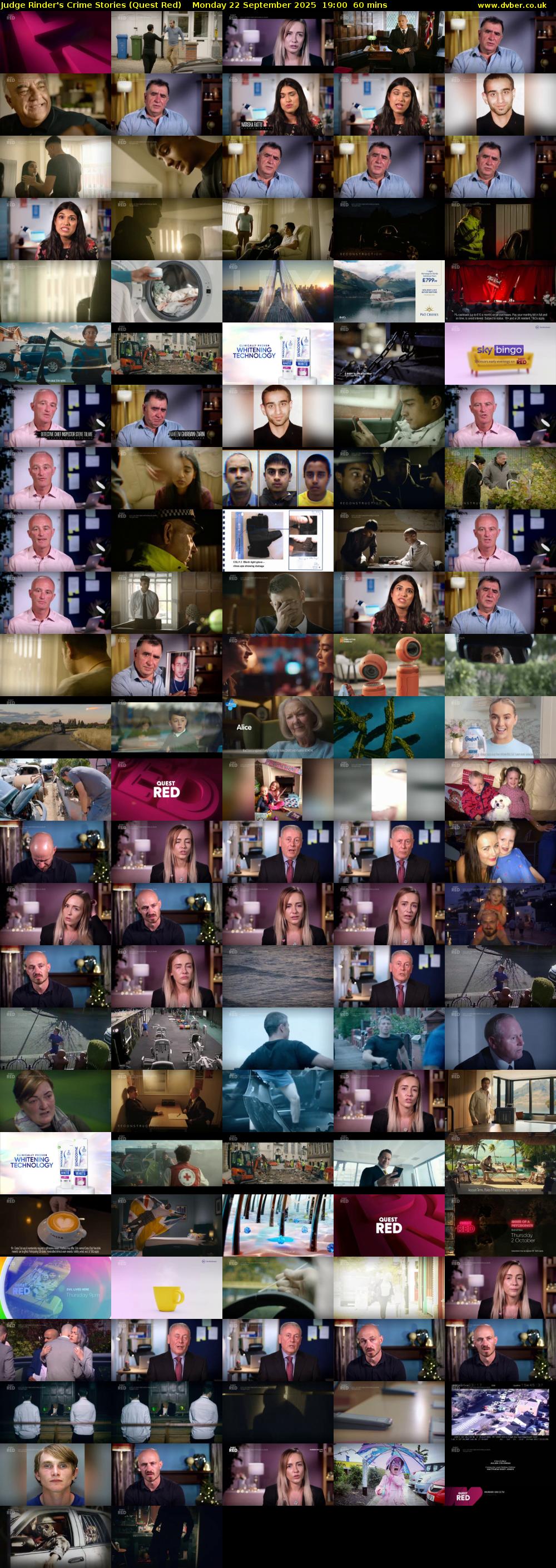 Judge Rinder's Crime Stories (Quest Red) Monday 22 September 2025 19:00 - 20:00
