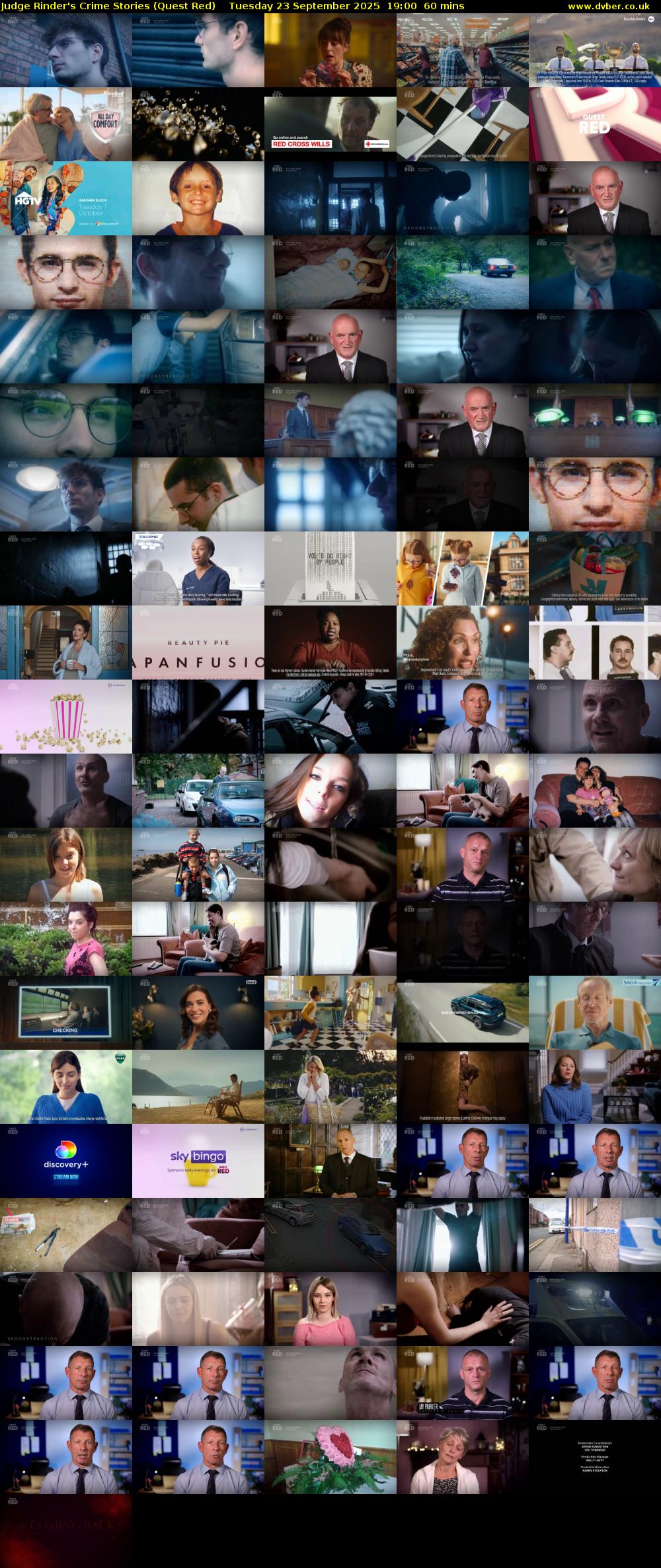 Judge Rinder's Crime Stories (Quest Red) Tuesday 23 September 2025 19:00 - 20:00