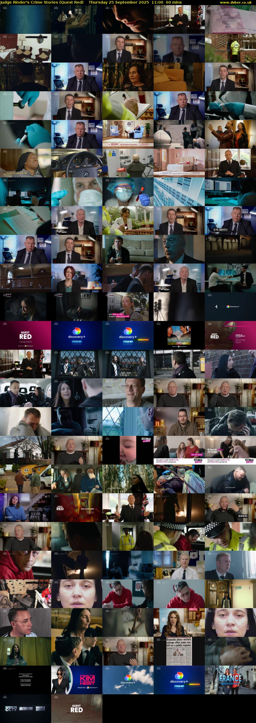 Judge Rinder's Crime Stories (Quest Red) Thursday 25 September 2025 11:00 - 12:00