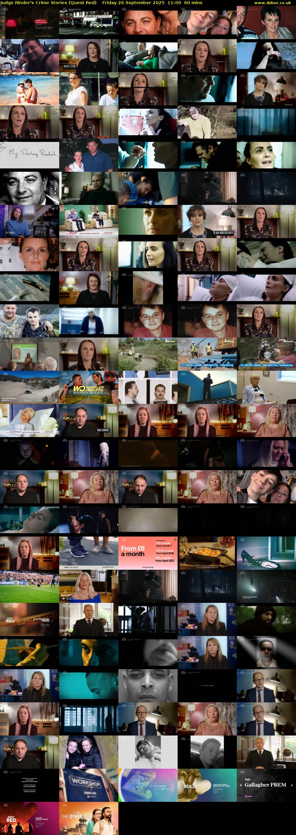 Judge Rinder's Crime Stories (Quest Red) Friday 26 September 2025 11:00 - 12:00