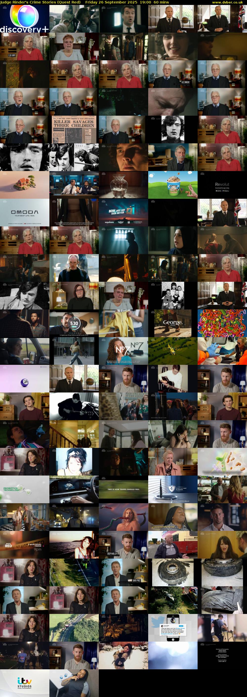 Judge Rinder's Crime Stories (Quest Red) Friday 26 September 2025 19:00 - 20:00