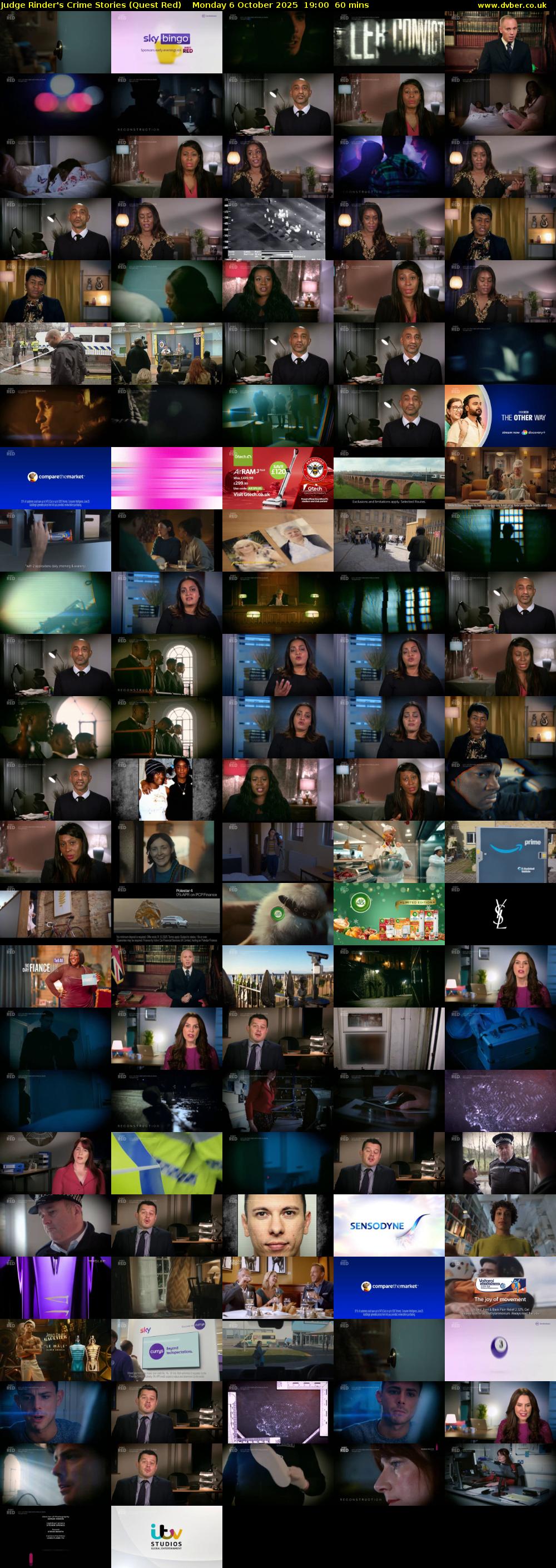 Judge Rinder's Crime Stories (Quest Red) Monday 6 October 2025 19:00 - 20:00