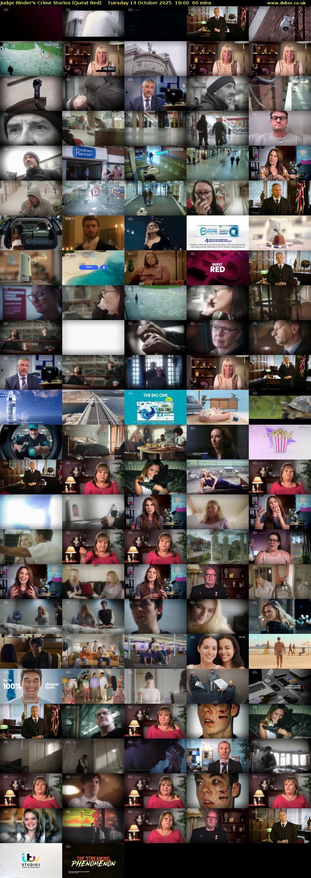 Judge Rinder's Crime Stories (Quest Red) Tuesday 14 October 2025 19:00 - 20:00