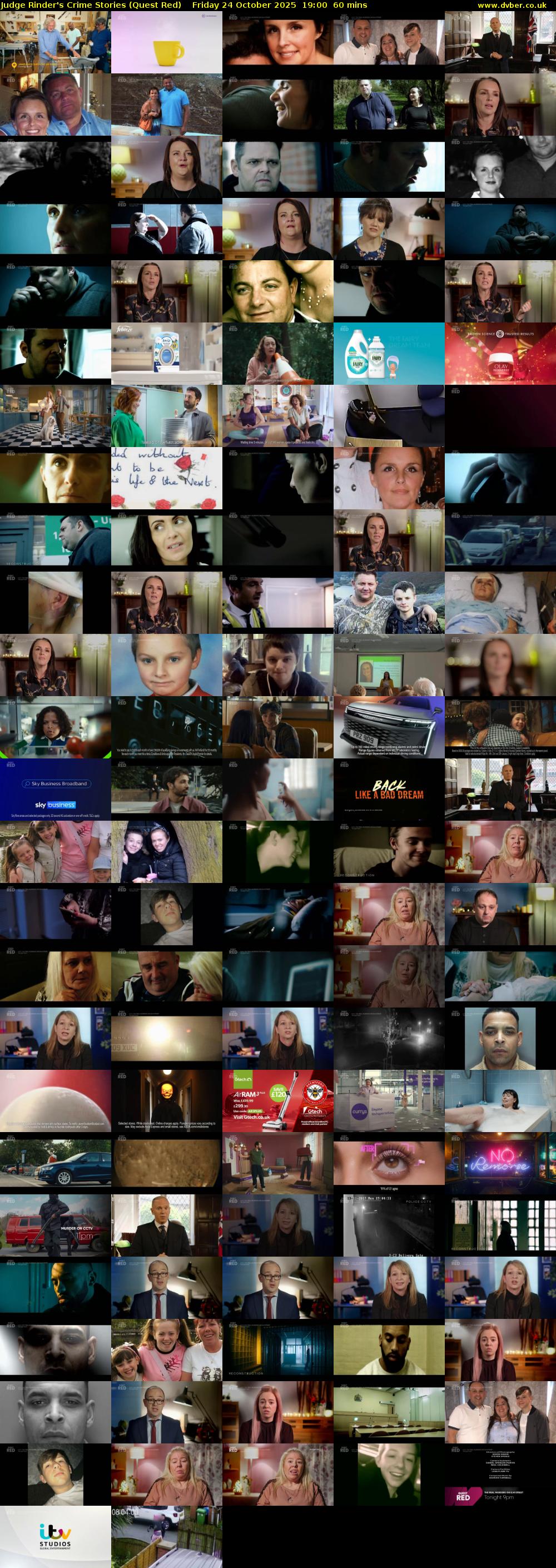 Judge Rinder's Crime Stories (Quest Red) Friday 24 October 2025 19:00 - 20:00