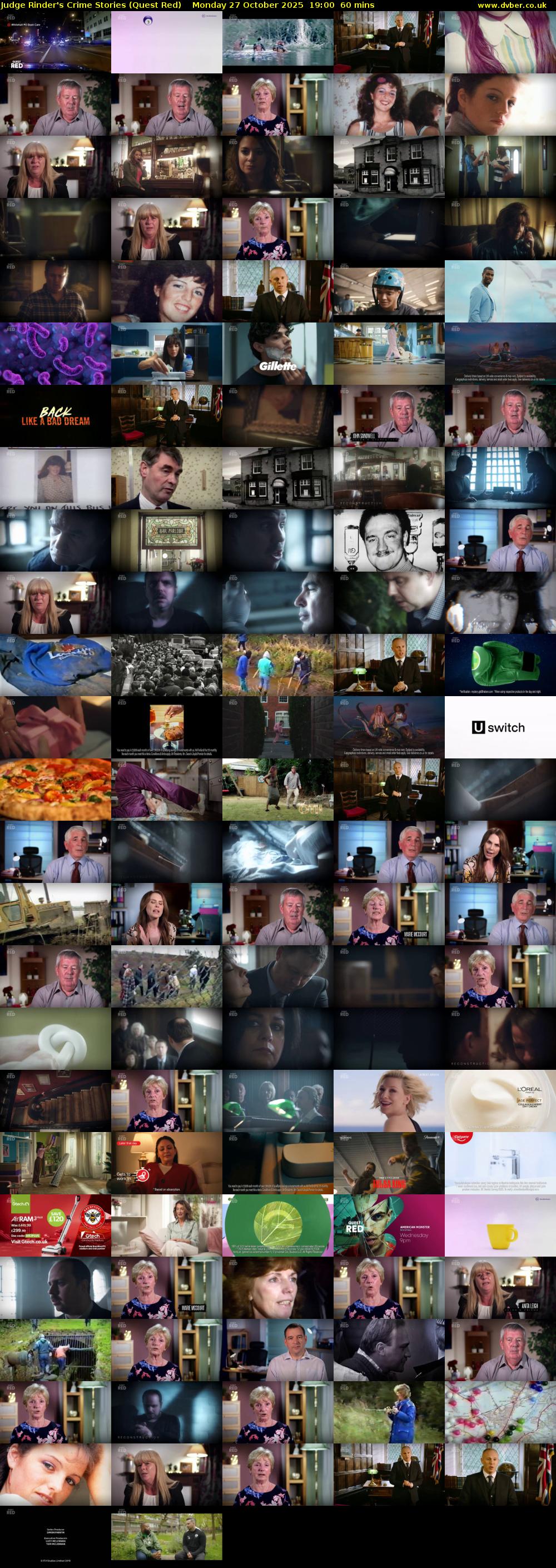 Judge Rinder's Crime Stories (Quest Red) Monday 27 October 2025 19:00 - 20:00