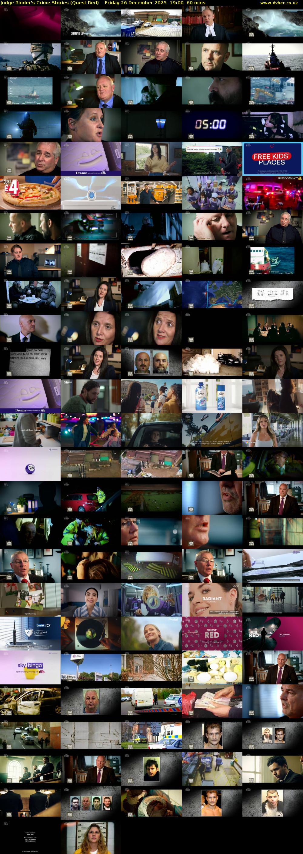 Judge Rinder's Crime Stories (Quest Red) Friday 26 December 2025 19:00 - 20:00