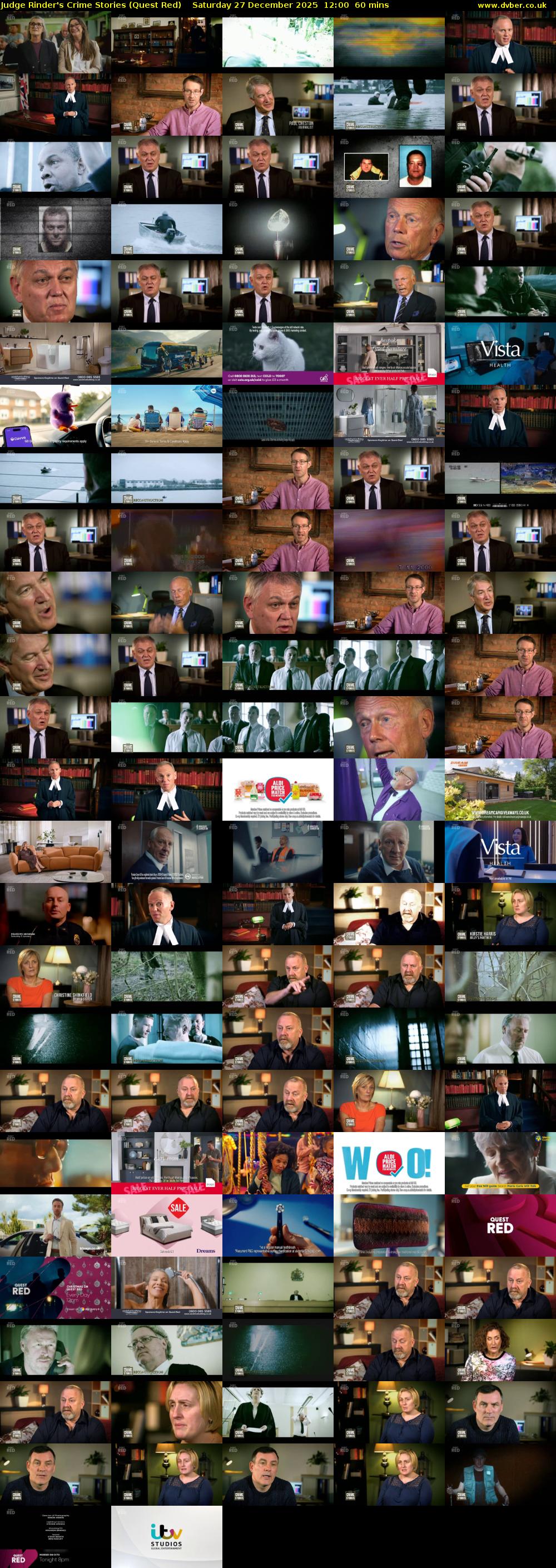 Judge Rinder's Crime Stories (Quest Red) Saturday 27 December 2025 12:00 - 13:00