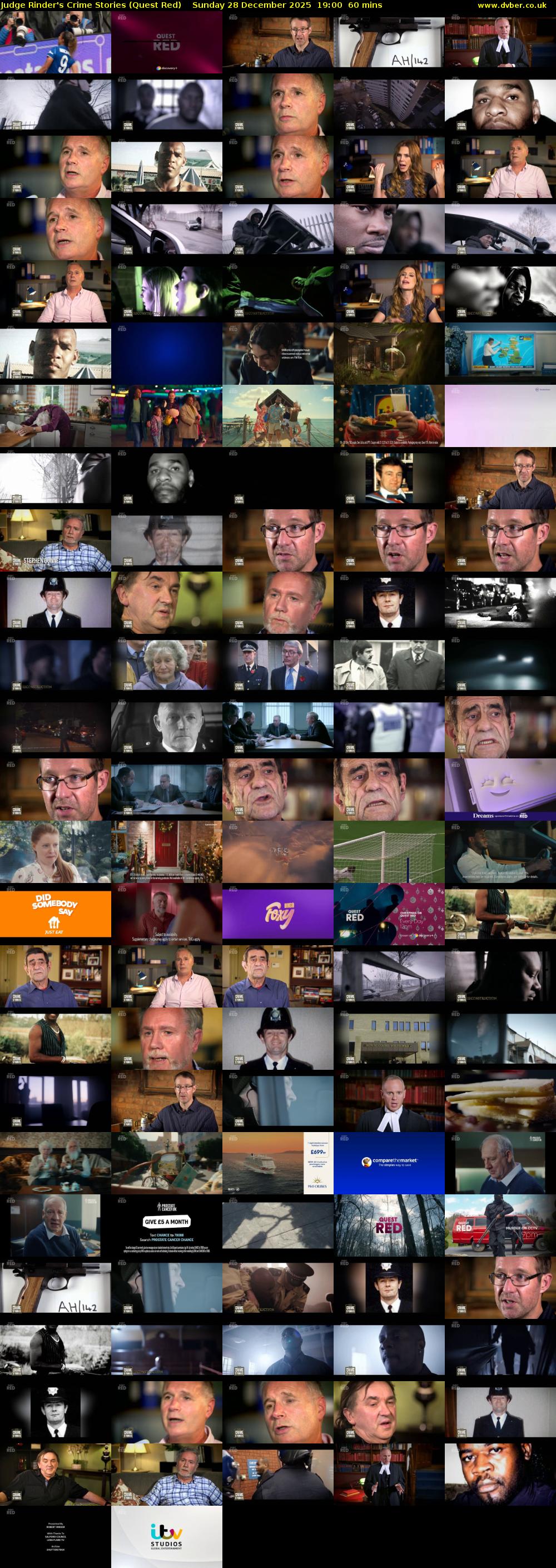 Judge Rinder's Crime Stories (Quest Red) Sunday 28 December 2025 19:00 - 20:00