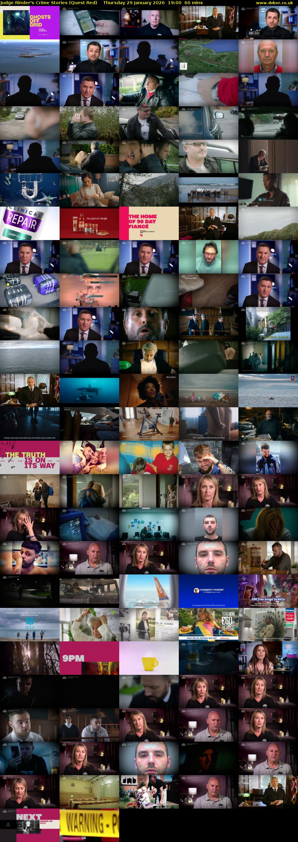 Judge Rinder's Crime Stories (Quest Red) Thursday 29 January 2026 19:00 - 20:00