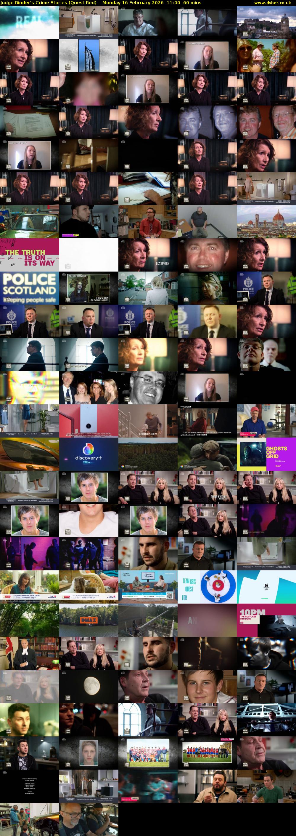 Judge Rinder's Crime Stories (Quest Red) Monday 16 February 2026 11:00 - 12:00