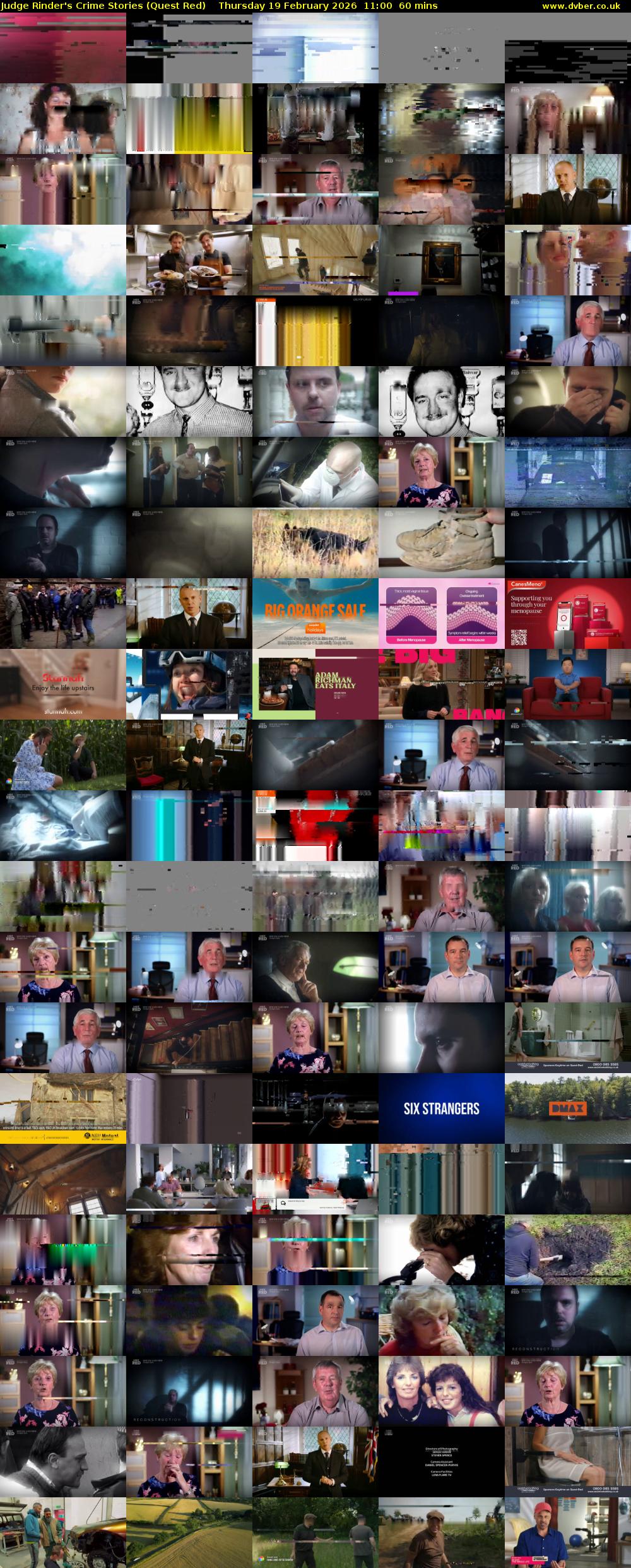 Judge Rinder's Crime Stories (Quest Red) Thursday 19 February 2026 11:00 - 12:00