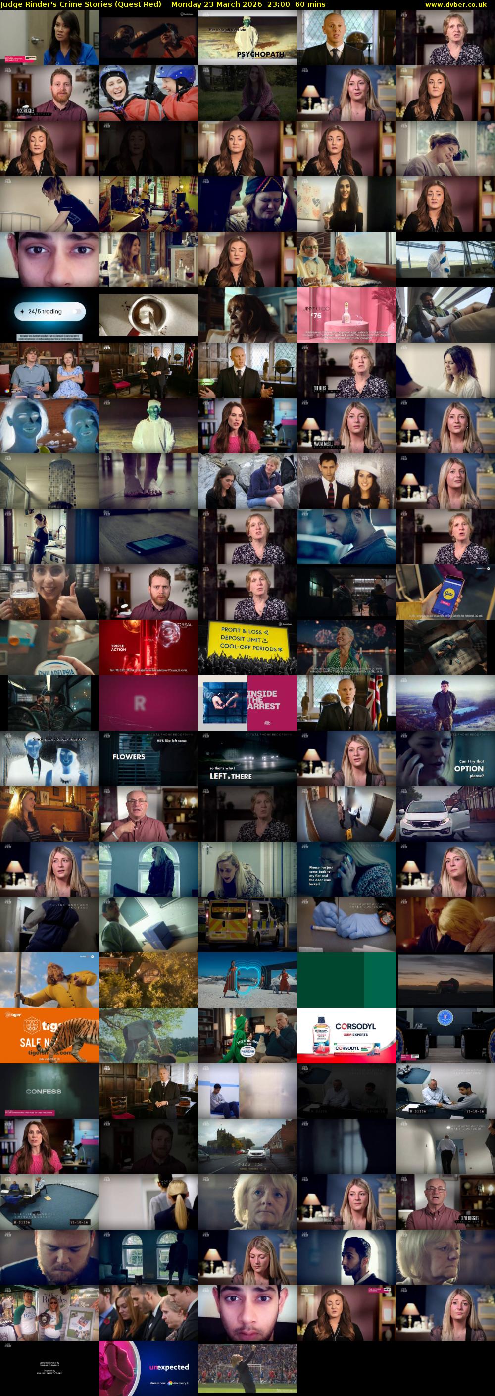 Judge Rinder's Crime Stories (Quest Red) Monday 23 March 2026 23:00 - 00:00