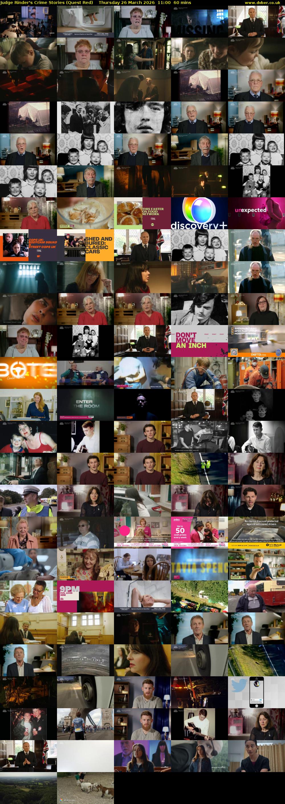 Judge Rinder's Crime Stories (Quest Red) Thursday 26 March 2026 11:00 - 12:00