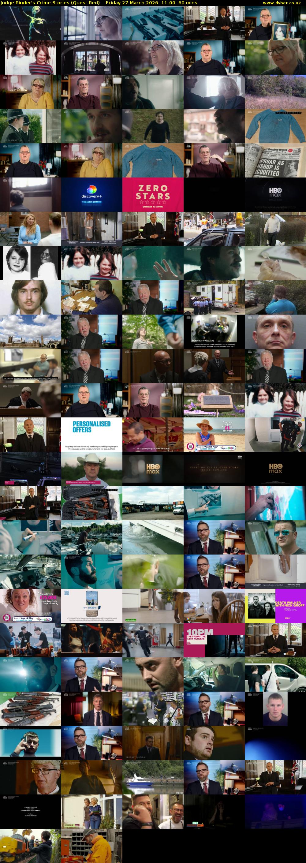 Judge Rinder's Crime Stories (Quest Red) Friday 27 March 2026 11:00 - 12:00