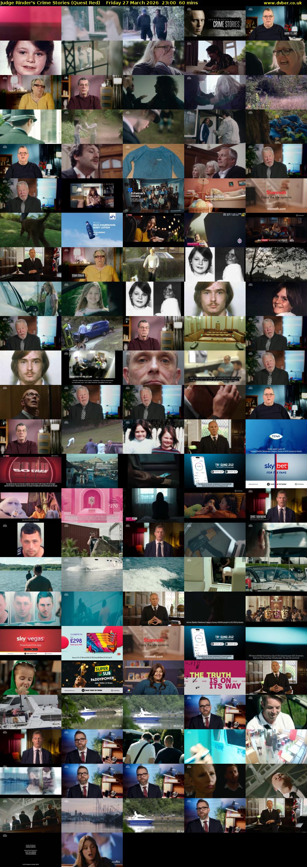 Judge Rinder's Crime Stories (Quest Red) Friday 27 March 2026 23:00 - 00:00