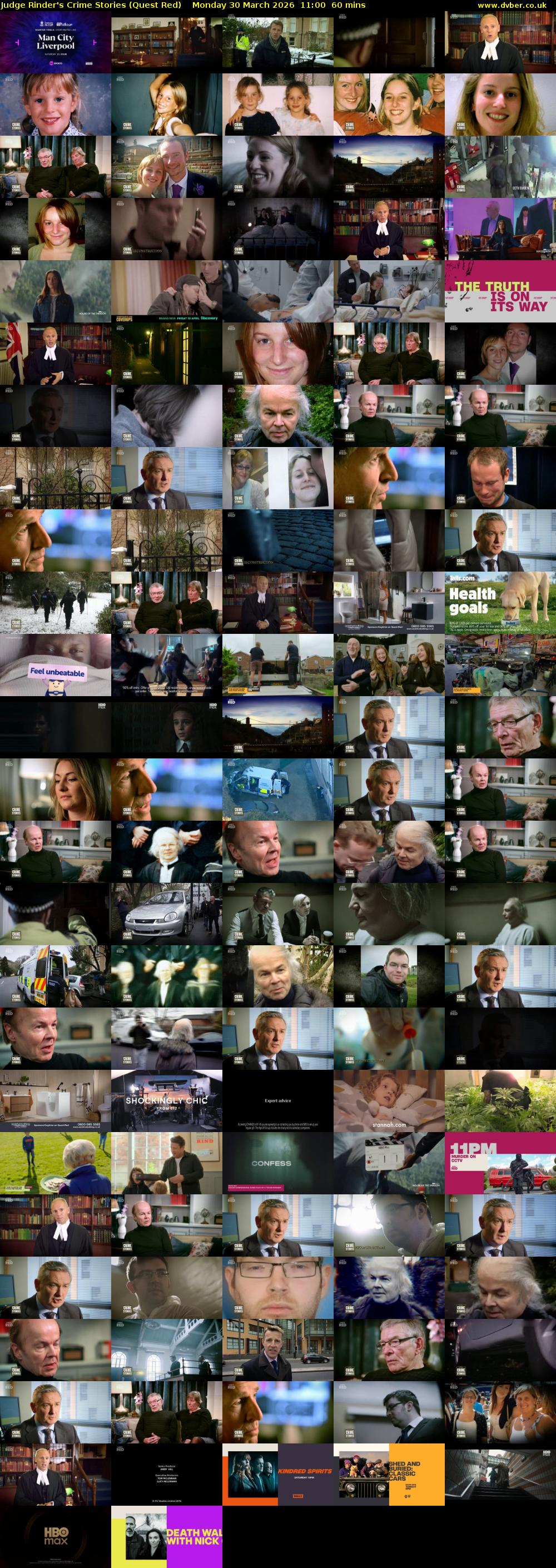 Judge Rinder's Crime Stories (Quest Red) Monday 30 March 2026 11:00 - 12:00