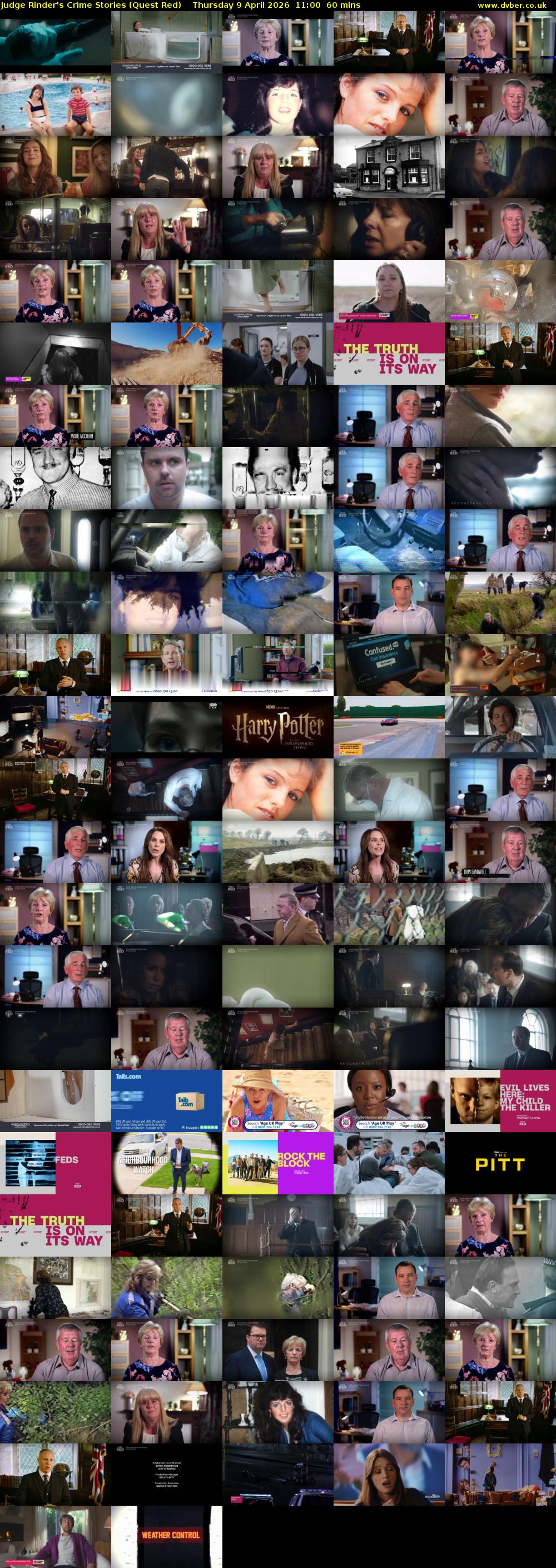 Judge Rinder's Crime Stories (Quest Red) Thursday 9 April 2026 11:00 - 12:00