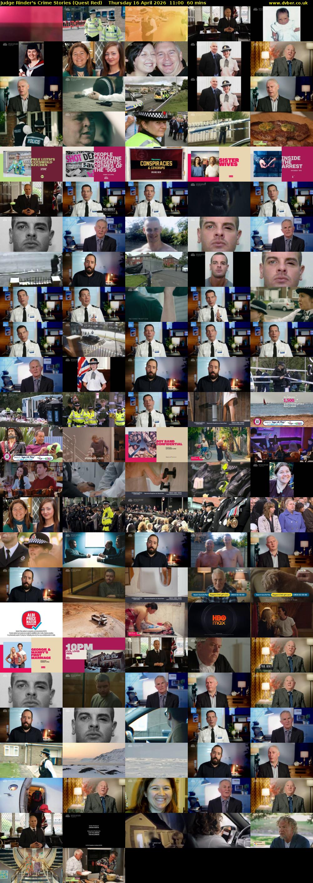 Judge Rinder's Crime Stories (Quest Red) Thursday 16 April 2026 11:00 - 12:00