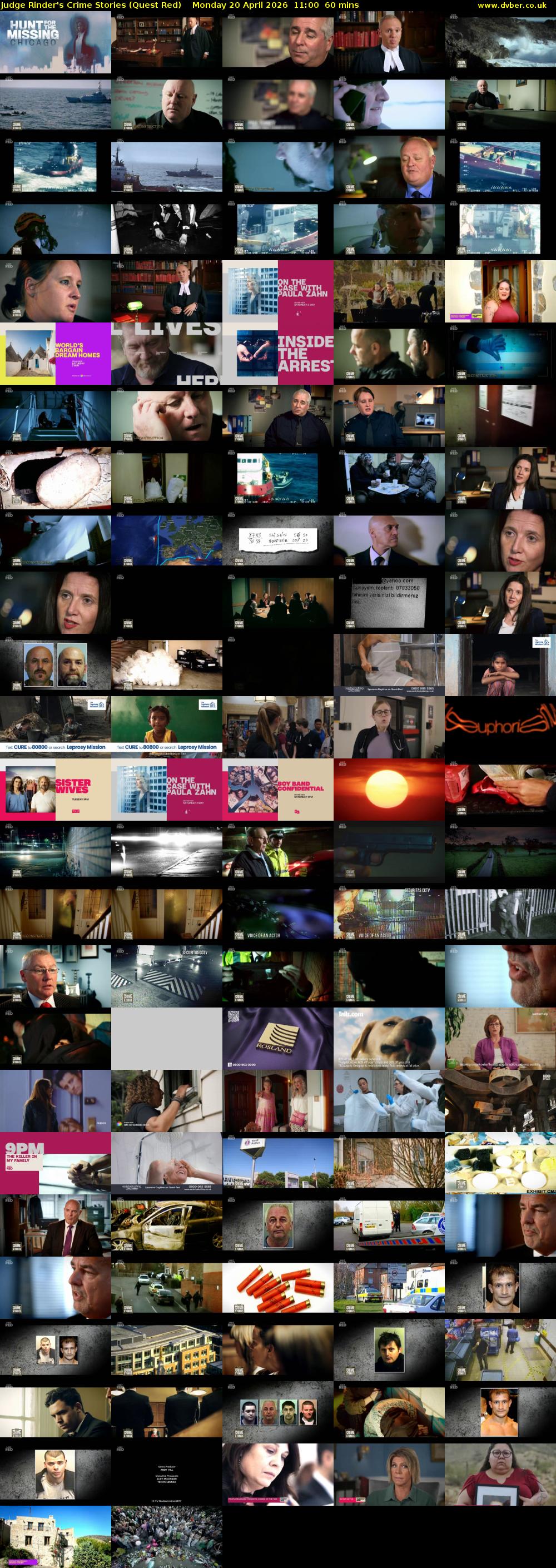 Judge Rinder's Crime Stories (Quest Red) Monday 20 April 2026 11:00 - 12:00