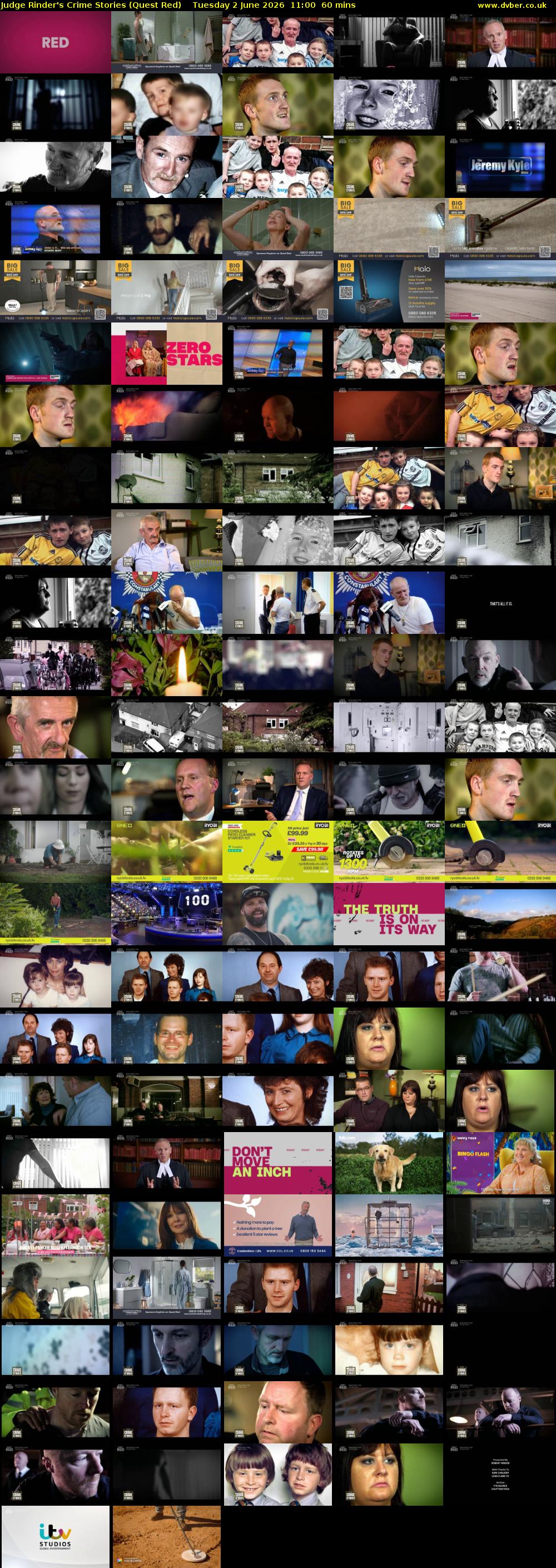 Judge Rinder's Crime Stories (Quest Red) Tuesday 2 June 2026 11:00 - 12:00