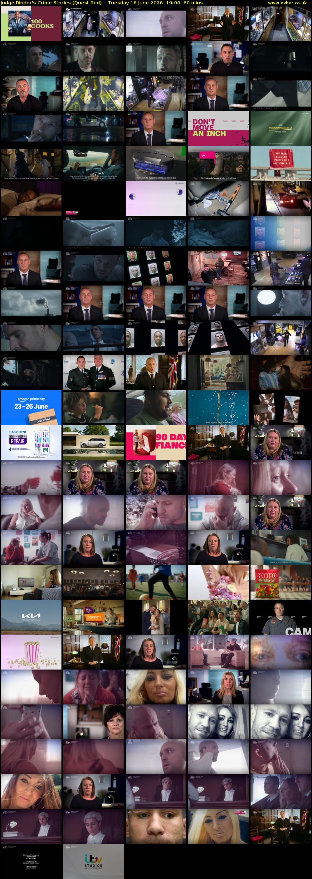 Judge Rinder's Crime Stories (Quest Red) Tuesday 16 June 2026 19:00 - 20:00