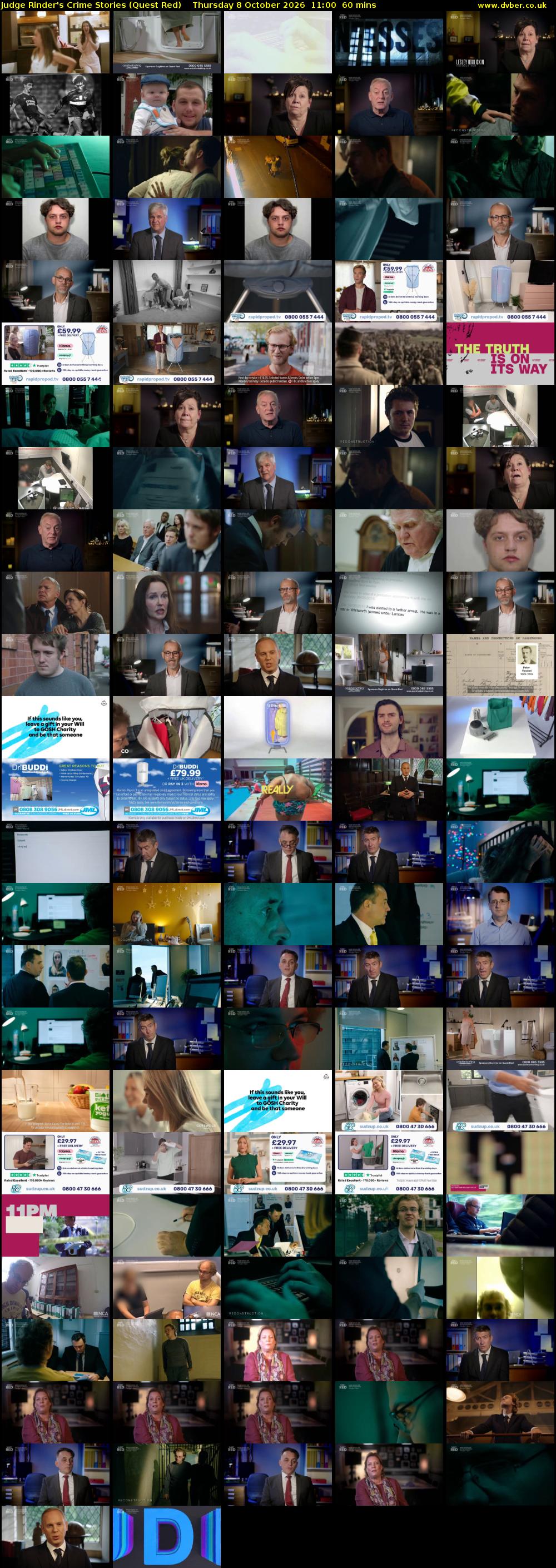 Judge Rinder's Crime Stories (Quest Red) Thursday 8 October 2026 11:00 - 12:00