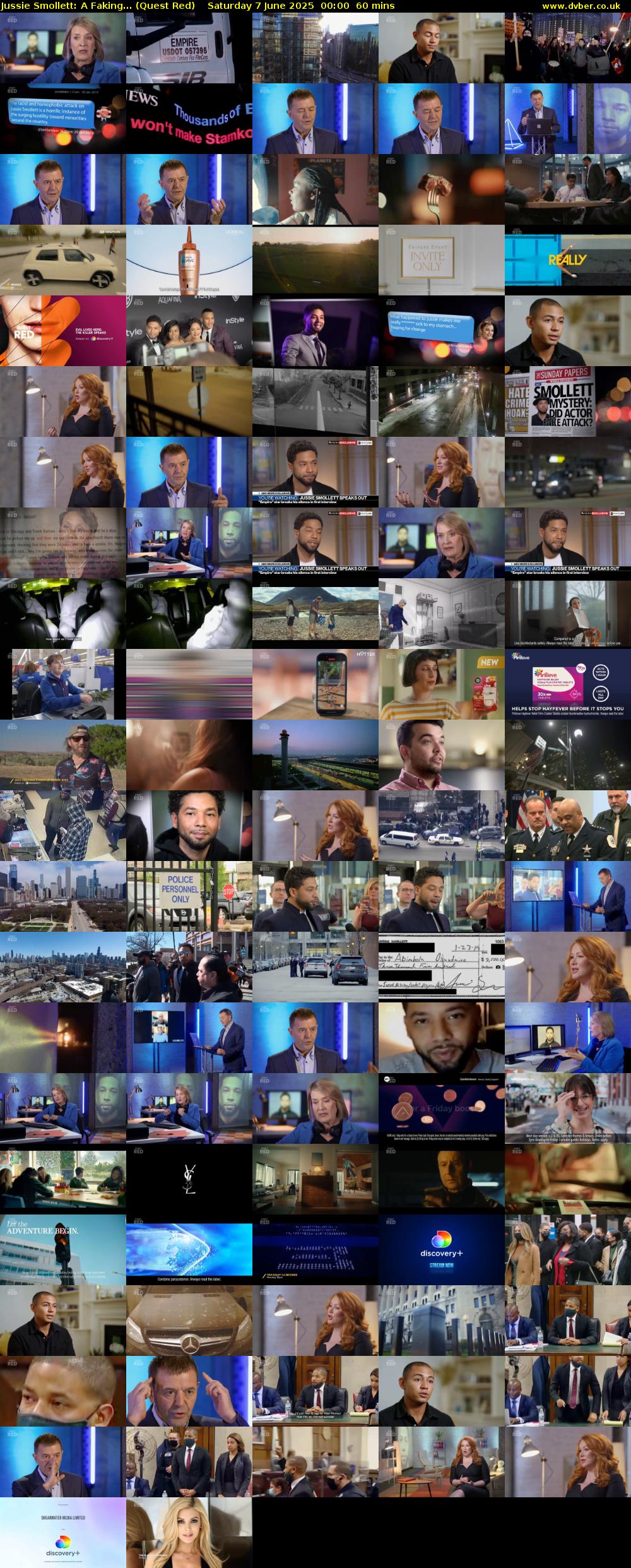 Jussie Smollett: A Faking... (Quest Red) Saturday 7 June 2025 00:00 - 01:00