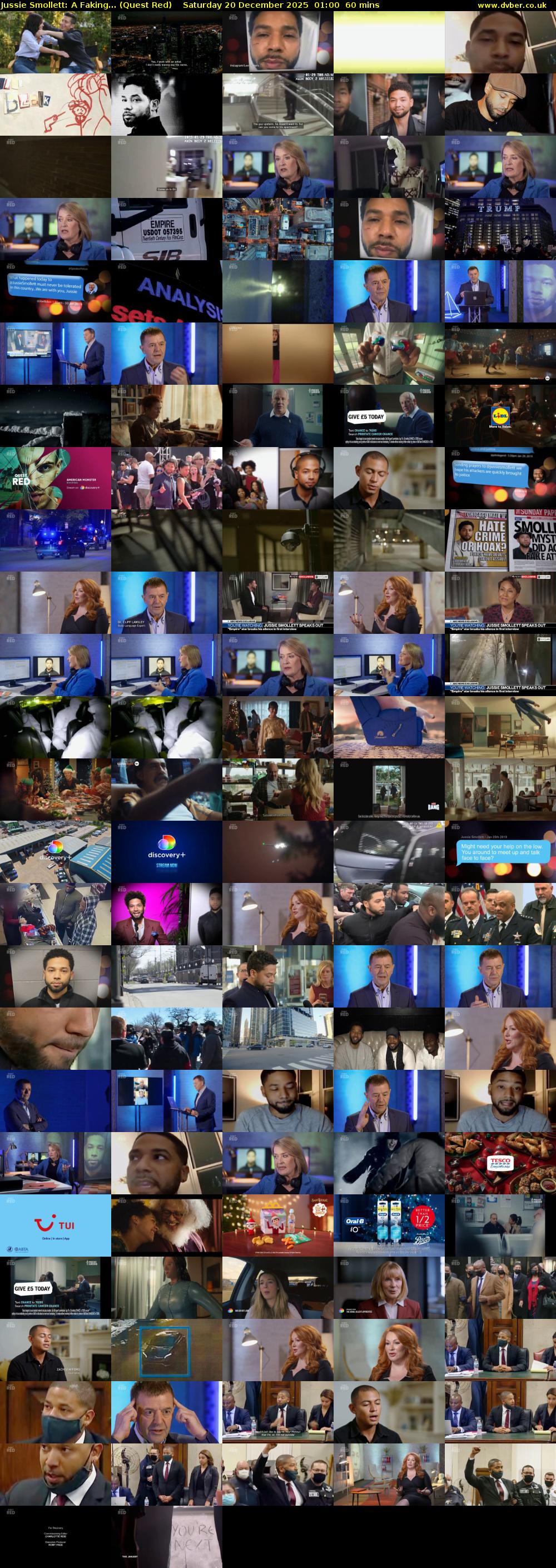 Jussie Smollett: A Faking... (Quest Red) Saturday 20 December 2025 01:00 - 02:00