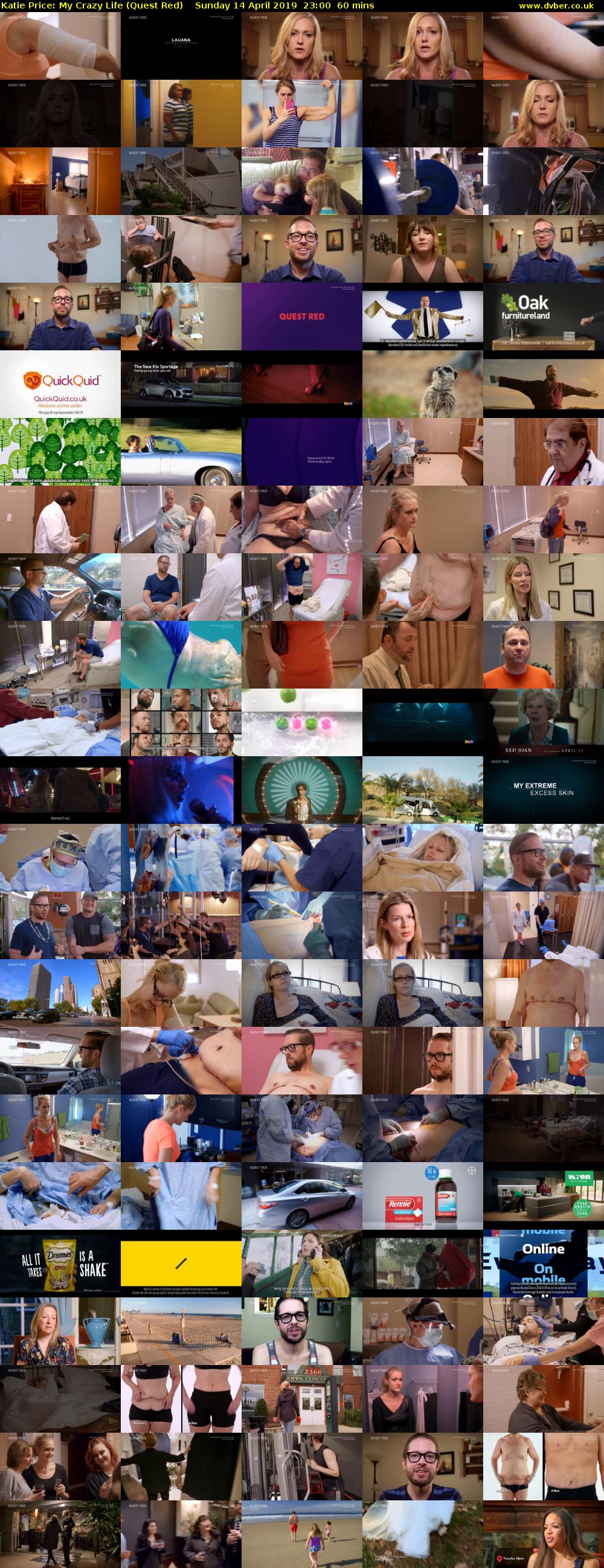 Katie Price: My Crazy Life (Quest Red) Sunday 14 April 2019 23:00 - 00:00