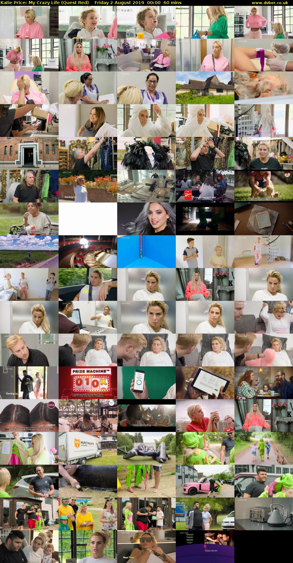Katie Price: My Crazy Life (Quest Red) Friday 2 August 2019 00:00 - 01:00