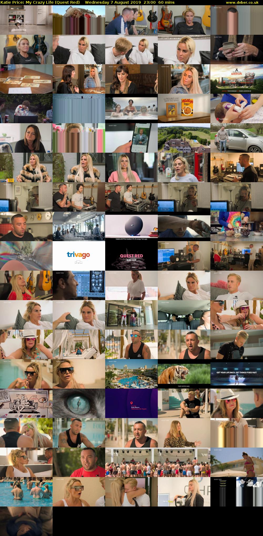 Katie Price: My Crazy Life (Quest Red) Wednesday 7 August 2019 23:00 - 00:00