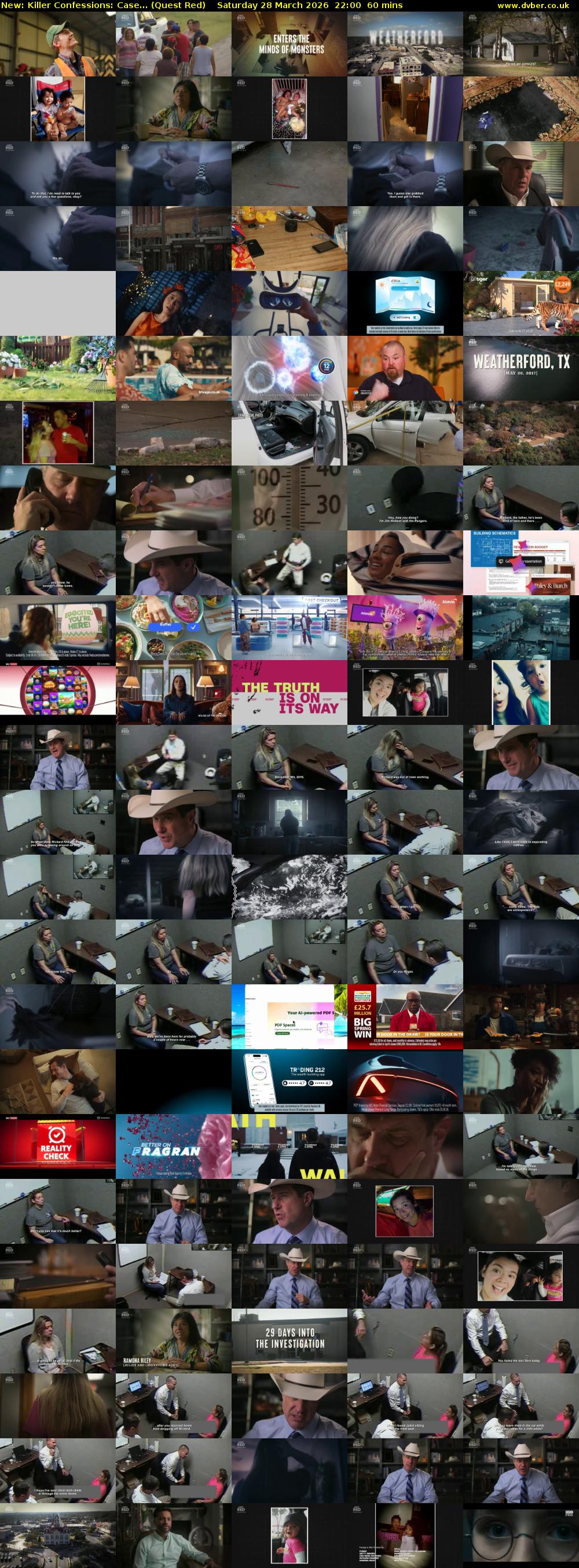 Killer Confessions: Case... (Quest Red) Saturday 28 March 2026 22:00 - 23:00