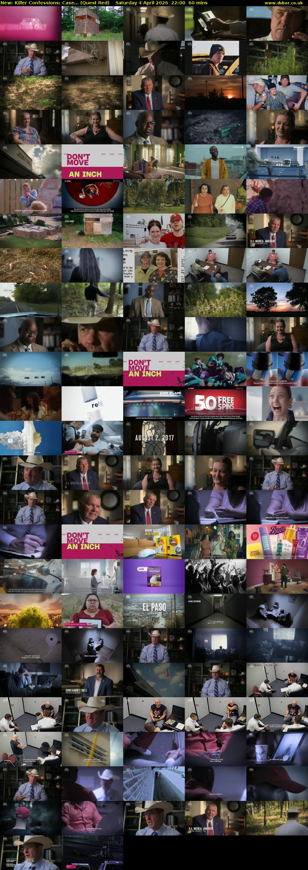 Killer Confessions: Case... (Quest Red) Saturday 4 April 2026 22:00 - 23:00