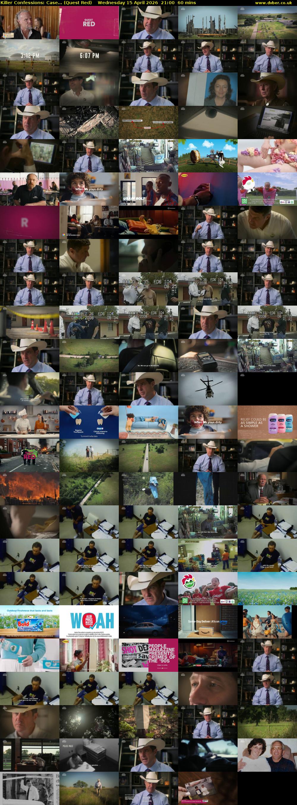 Killer Confessions: Case... (Quest Red) Wednesday 15 April 2026 21:00 - 22:00