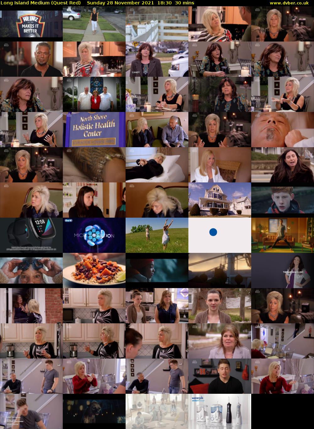 Long Island Medium (Quest Red) Sunday 28 November 2021 18:30 - 19:00