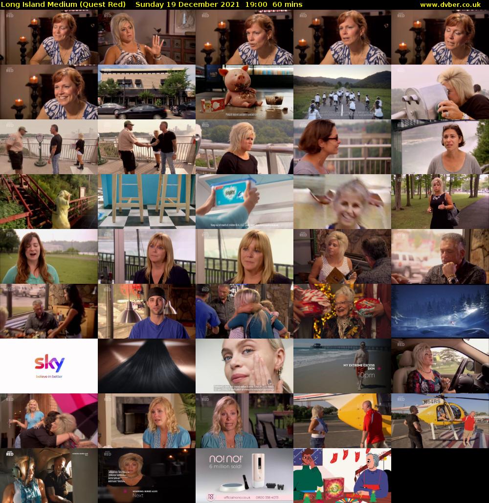 Long Island Medium (Quest Red) Sunday 19 December 2021 19:00 - 20:00