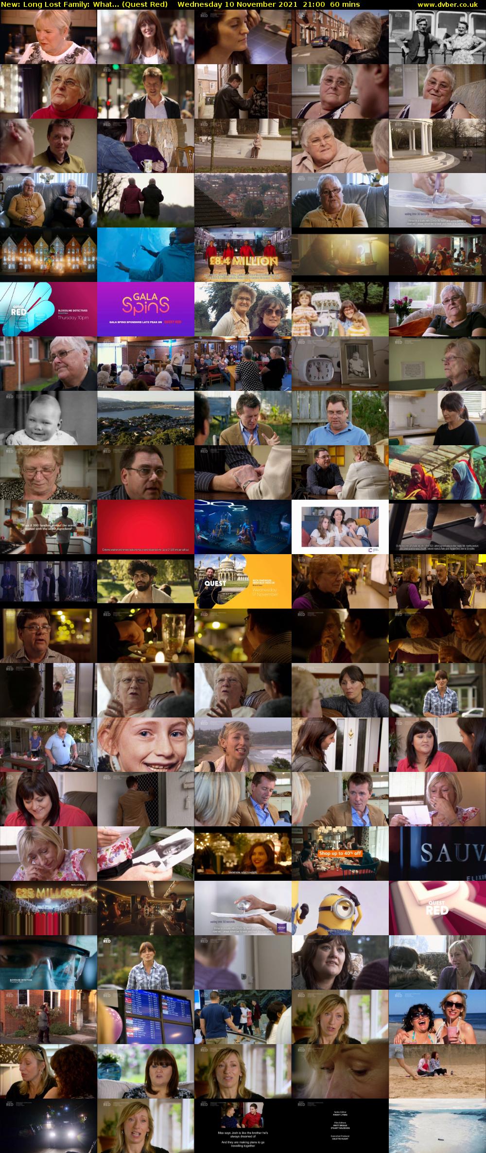 Long Lost Family: What... (Quest Red) Wednesday 10 November 2021 21:00 - 22:00
