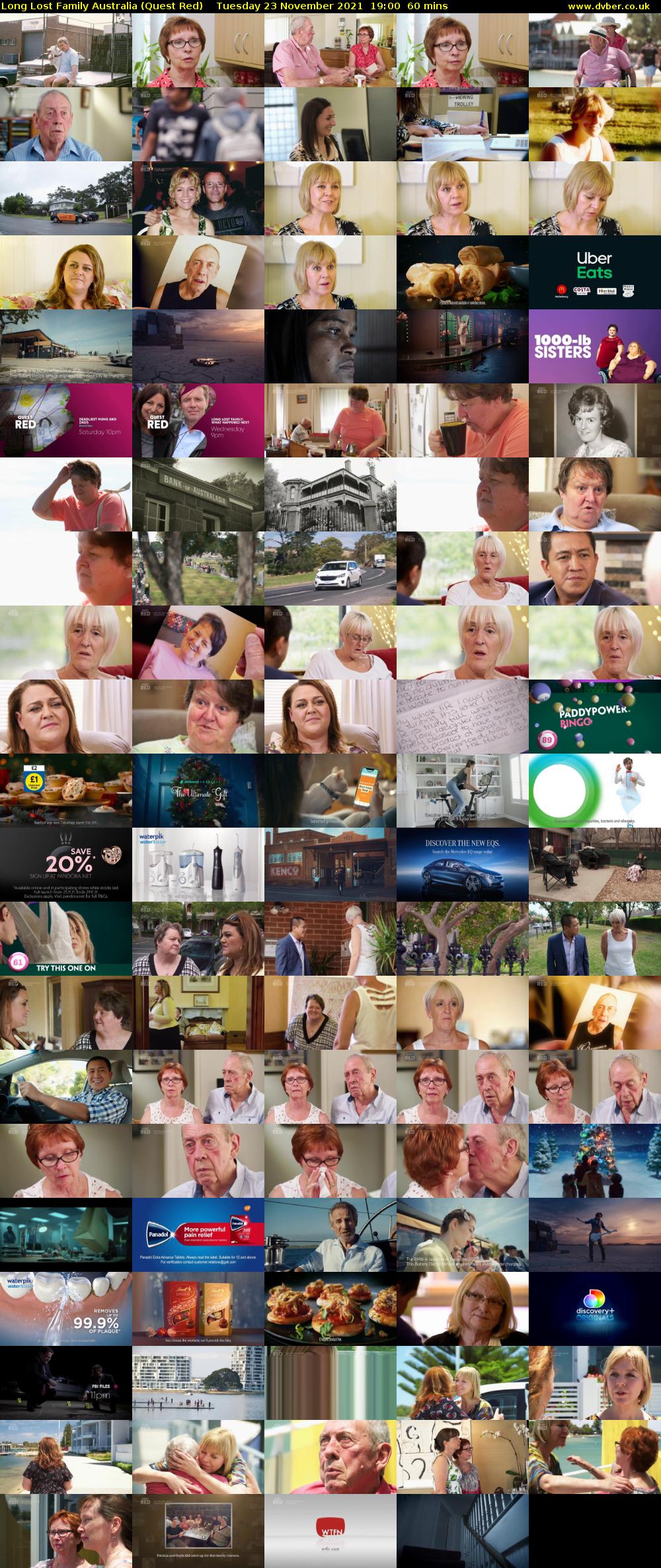 Long Lost Family Australia (Quest Red) Tuesday 23 November 2021 19:00 - 20:00