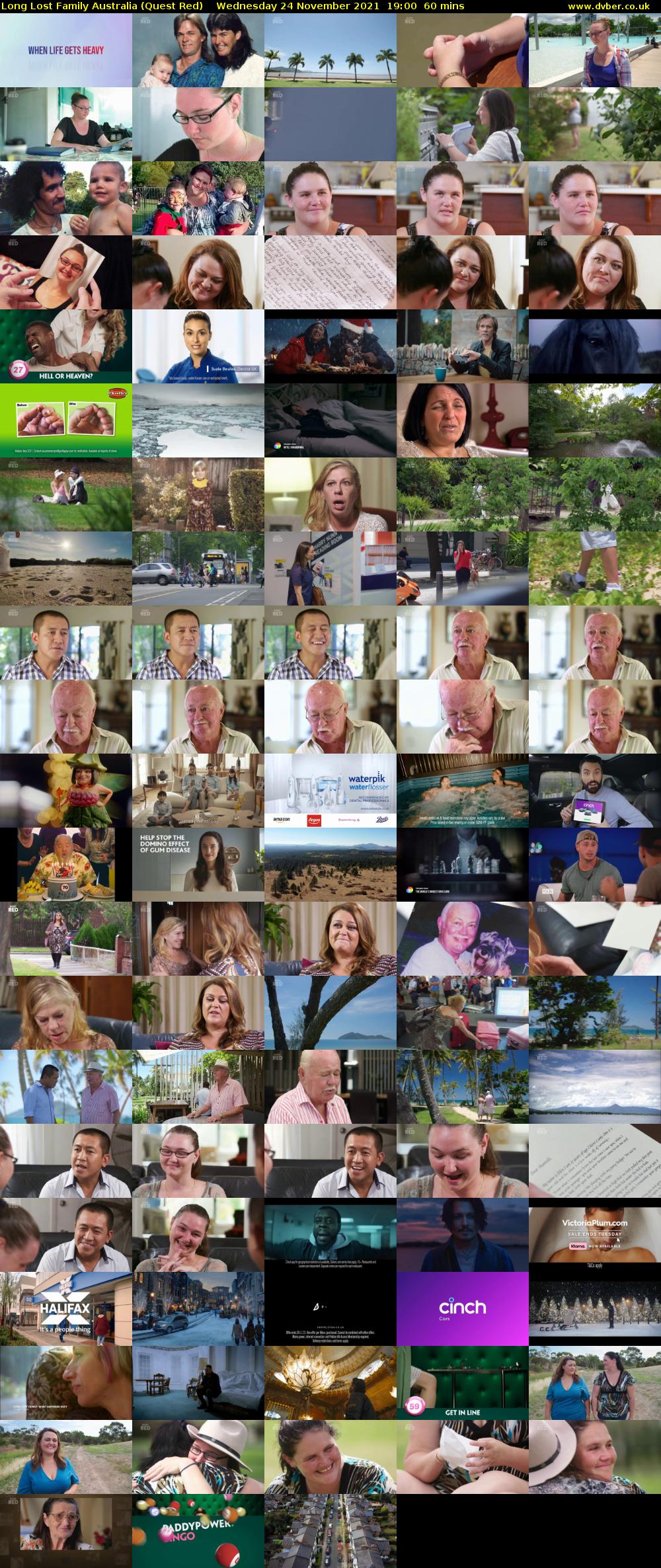 Long Lost Family Australia (Quest Red) Wednesday 24 November 2021 19:00 - 20:00