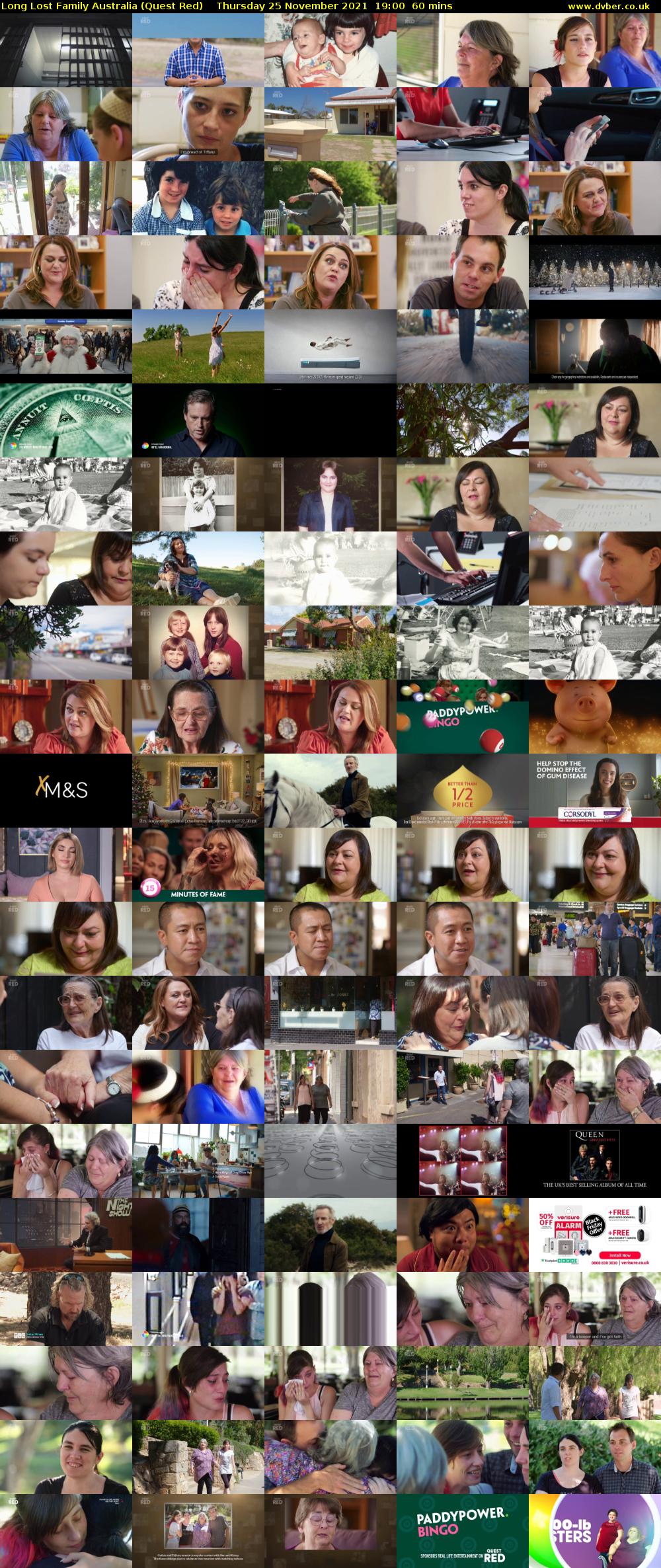 Long Lost Family Australia (Quest Red) Thursday 25 November 2021 19:00 - 20:00