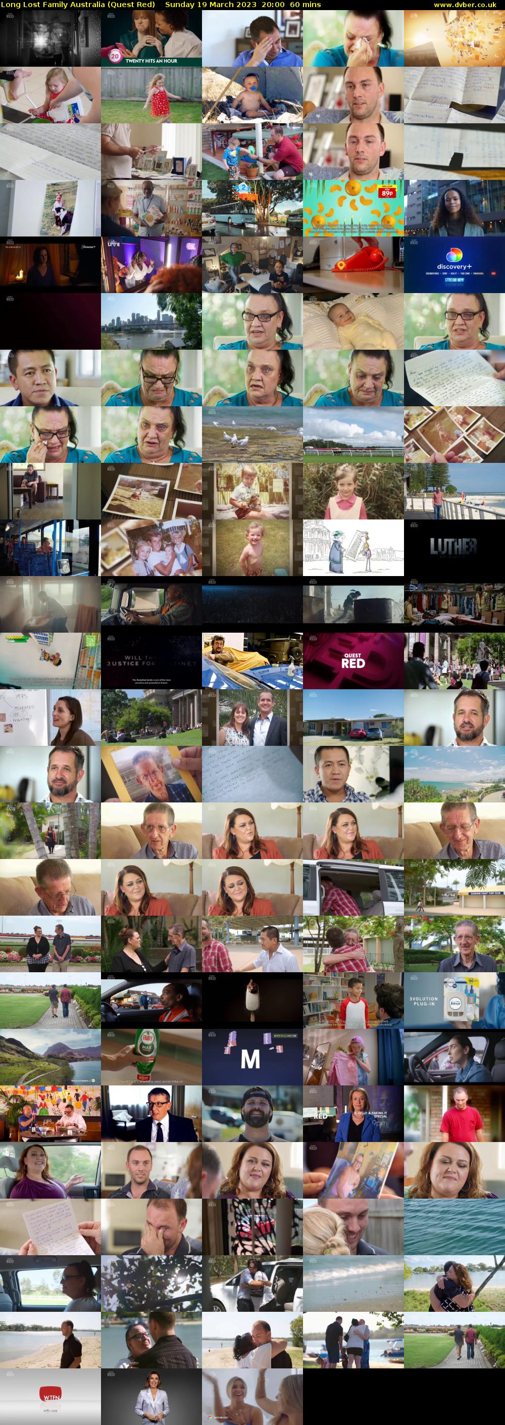 Long Lost Family Australia (Quest Red) Sunday 19 March 2023 20:00 - 21:00